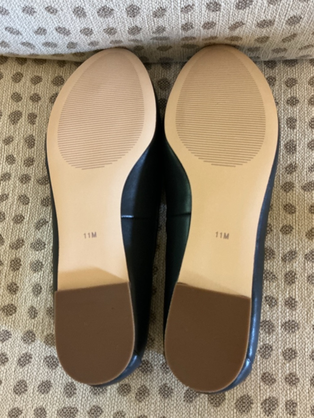 NWTbTalbots Navy Leather Loafers with Gold Bit Detail - Picture 2 of 3